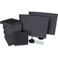 Auralex Kit de Paneles Acústicos para Podcasting DeskMAX con 2 Paneles Charcoal