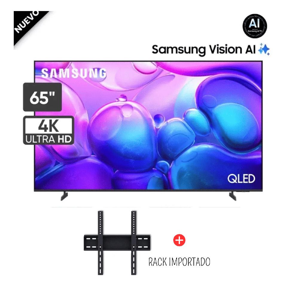 Televisor Samsung 65 Pulgadas QLED UHD 4K TizenOS Smart TV QN65Q6FAAGXPE - Rack Fijo