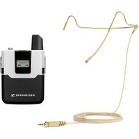 Sennheiser SL Bodypack DW-4 con Micrófono HS 2 Beige - Transmisor Inalámbrico Digital pa