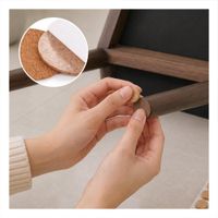 Set Discos Protectores Circulares para Sillas Mostaza Antideslizantes Y Sticky