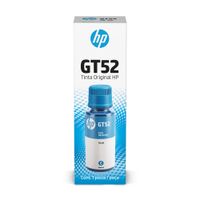 Botella de Tinta HP GT52 Cian 70 ml Original M0H54AL para Ink Tank y Smart Tank