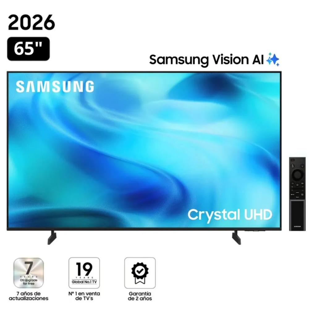 Televisor Samsung UN65U8000HGXPE 65 Pulgadas Crystal UHD con Procesador Crystal 4K