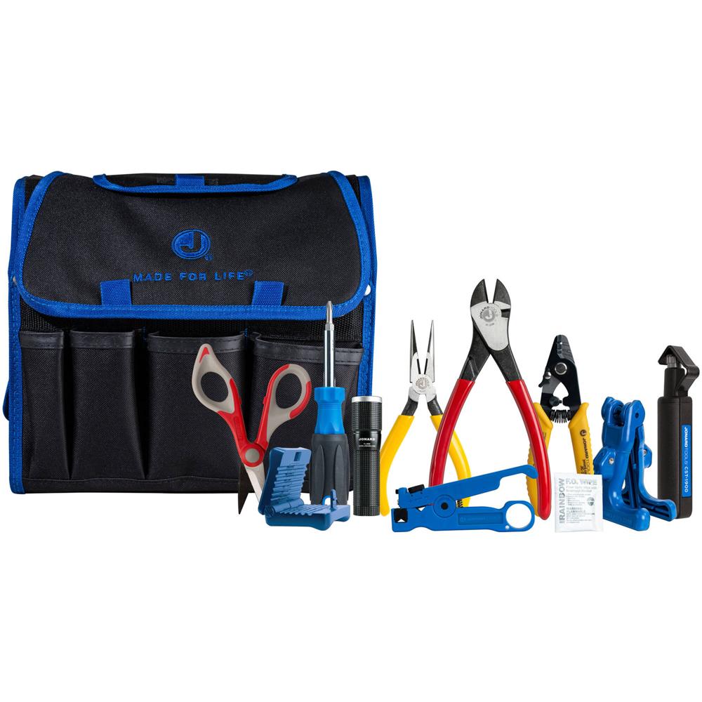 Jonard Tools Kit de Preparación de Fibra TK-120 - Herramientas de Corte, Desforre y Anill