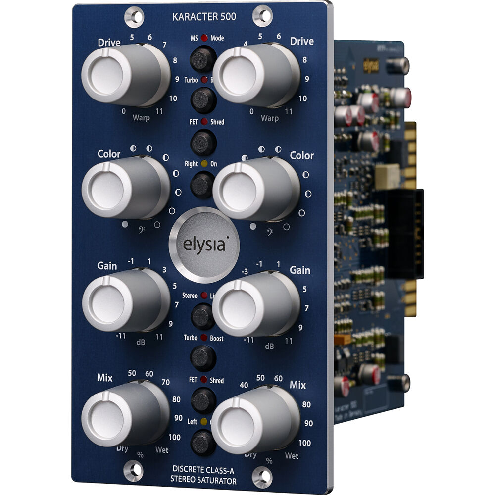 elysia Karakter 500 Dual-Channel Saturator con M/S Matrix y Electrónica Clase A