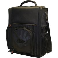 Gator G-CLUB CDMX-12 Bolsa para CD Players y Mezcladores de 12"" con Forro Naranja y Correa