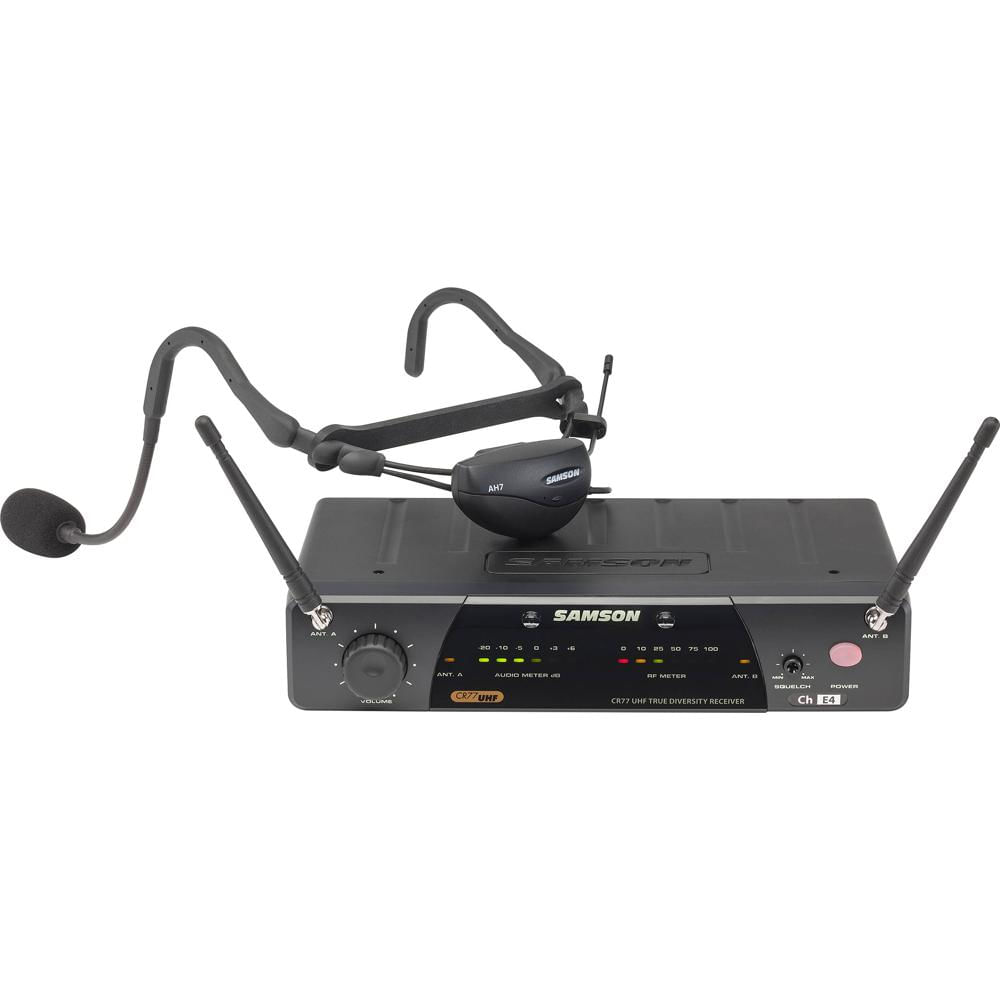 Samson AirLine 77 AH7 Sistema Inalámbrico de Micrófono Headset para Fitness - Micrófono