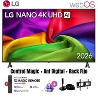 Televisor Smart TV LG 55'' NANO UHD 4K WebOS 55NU800BPSB 2026 - Ant - Rack Fijo