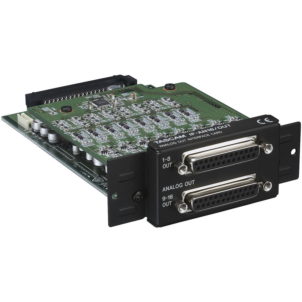 Tascam IF-AN16/OUT Tarjeta de Interfaz Analógica de 16 Canales para DA-6400