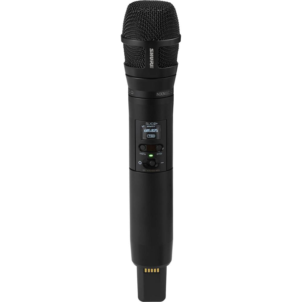 Shure SLXD2+ Micrófono Inalámbrico de Mano Digital con Cápsula Cardioide Nexadyne 8/C,