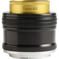 Lensbaby Objetivo Fijo Twist 60mm f/2.5 para Nikon F - Montura Full-Frame, Control Manual