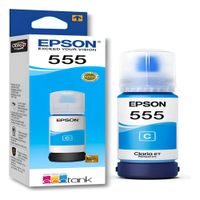 Botella de Tinta Epson T555 Cian Original T555220-AL para EcoTank