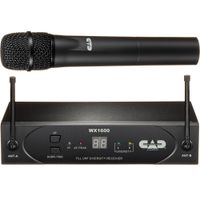 CAD Sistema Inalámbrico de Mano WX1600 UHF 100 Canales, Frecuencia G: 542 a 564 MHz, Resp