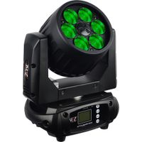 JMAZ Moving Head Wash ATTCO WASH 100Z 6x15W RGBW con Zoom Motorizado 6-60° y Control DMX