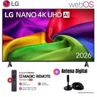 Televisor Smart TV LG 55'' NANO UHD 4K WebOS 55NU800BPSB 2026 - Antenna Digital