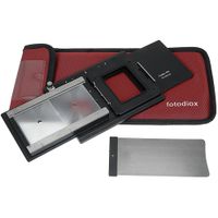 FotodioX Adaptador Mamiya 645 para Cámara 4x5 - Montaje y Enfoque Deslizante