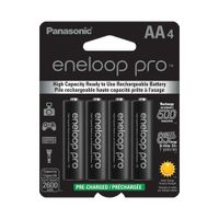 Pilas Recargables Panasonic Eneloop Pro 2500mAh x4 AA - No incluye Cargador