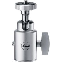 Leica Cabezal de Bola 18 Corto Plata - Capacidad de Carga 15.4 lb, Altura Máxima 3.3""