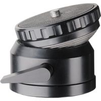 Linhof Cabezal de Nivelación Grande 3/8"" - Capacidad de Carga 22 lb (10 kg), Soporte para