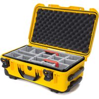 Nanuk 935 Maletín Duro con Ruedas y Divisores Acolchados Amarillo 28.5L