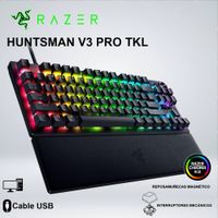 TECLADO GAMER HUNTSMAN V3 PRO TKL OPTO MECHANICAL SWTICH ANALOGICO