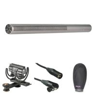 RODE Micrófono Shotgun NTG3 con Soporte Antichoque Rycote, Paraviento y Cable XLR
