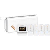 Comica Audio Vimo Q Mini Sistema Inalámbrico de Micrófono para 4 Personas con Receptor d