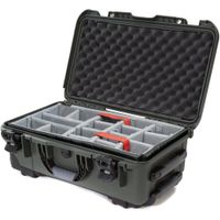 Nanuk 935 Maleta Dura con Ruedas y Divisores Acolchados Verde 28.5L