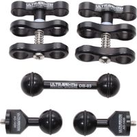 Ultralight Kit de Brazo Articulado CAK-VS14-03, Aluminio Anodizado Negro, 4 Puntos de Arti