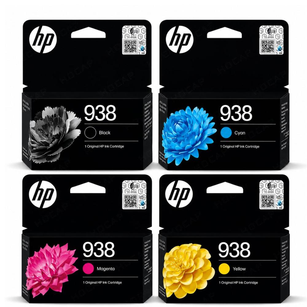 PACK DE 4 CARTUCHOS DE TINTAS-HP 938 COLORES ORIGINALES