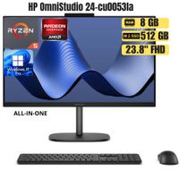 ALL IN ONE HP OMNISTUDIO 24 AMD RYZEN 5 Ram 8GB SSD 512GB -D2TU6LA-ABM