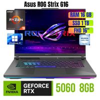 LAPTOP GAMER ASUS ROG STRIX G16 AMD Ryzen 9 Ram 16GB SSD 1TB -90NR0KW8-M006W0
