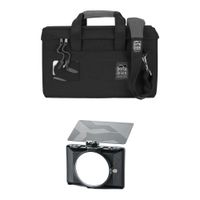 PortaBrace Matte Box Case Kit MB-1B con Tiltaing Mini Matte Box, Compacto para DSLR/Mirror