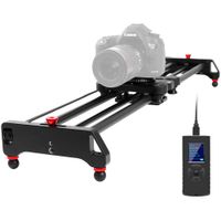 GVM Slider Motorizado de Carbono 32"" - Capacidad de Carga 11 lb, Modos de Disparo Programa
