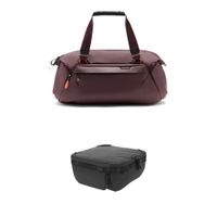 Peak Design Travel Duffel 35L con Medium Camera Cube V2 - Ideal para Pro Camera Gear