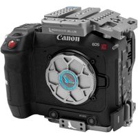 Kondor Blue Cámara Cage para Canon C70 - Diseño Modular, 2 Zapatas Frías, 2 Rieles NATO