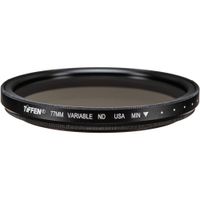 Tiffen Filtro Variable ND FusionVND Glimmerglass 77mm - 1/2 Densidad, Control de Luz hasta