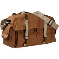 Domke F-1X Bolsa de Hombro Clásica Waterproof Color Arena, 15 Compartimentos, Correa Ajus