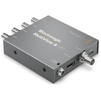 Blackmagic Design MultiView 4 HD - Mini Convertidor Multiviewer Cuádruple con 4 Entradas