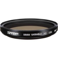 Tiffen Filtro Variable ND FusionVND Glimmerglass 58mm - Grado 1/2, 8 Stops de Densidad Neu