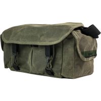 Domke F-2 Shoulder Bag Ruggedwear Olive - Capacidad para 2 DSLRs, 4-6 Lentes, 6 Compartime