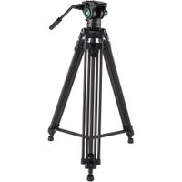 Magnus Tripode de Video VT-3500C con Cabezal Fluido, Capacidad de Carga 26.4 lb, Altura Aj