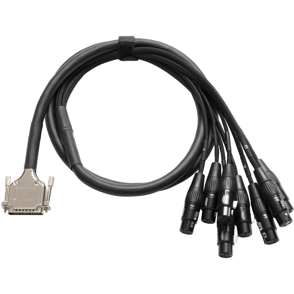 Warm Audio Cable Breakout DB25 a XLR 3-Pin Femenino 8 Canales 6'
