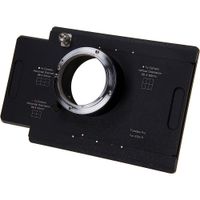 FotodioX Adaptador de Costura Multi-Posición para Cámara Canon RF-Mount con Graflok Back