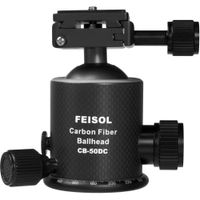 Feisol CB-50DC Cabezal de Bola con Placa de Liberación QP-144750, Capacidad de 41 lb, Dis