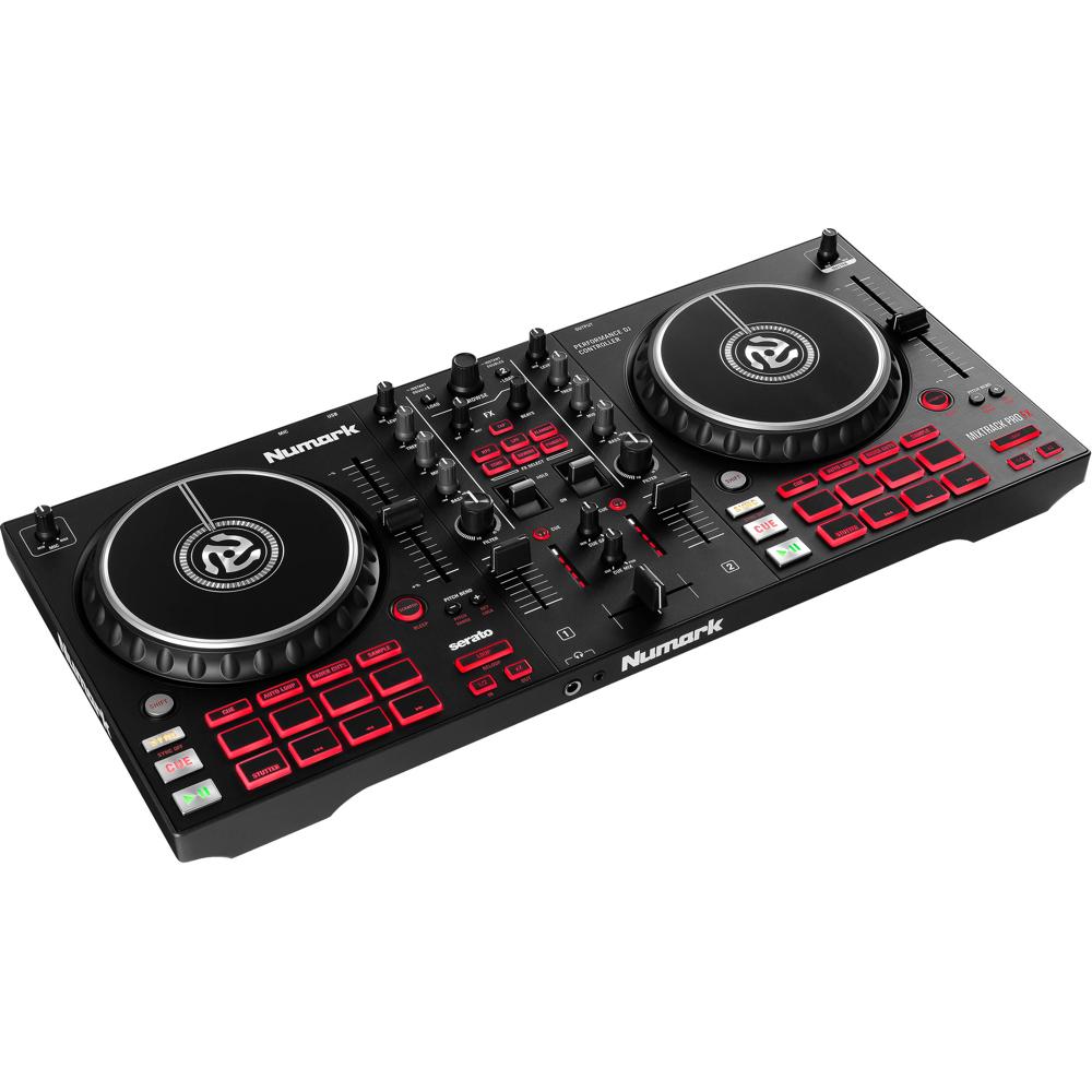 Numark Mixtrack Pro FX Controlador DJ para Serato DJ con Paddles de Efectos, 2 Canales, 6""
