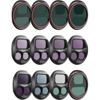 Freewell Kit de Filtros Mega para DJI Mavic 4 Pro - 12 Piezas, Incluye Filtros ND, ND/PL,