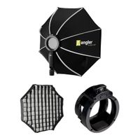 Angler Softbox Octagonal 24"" con Adaptador y Rejilla de Tela para Godox AD200PRO II, Sony