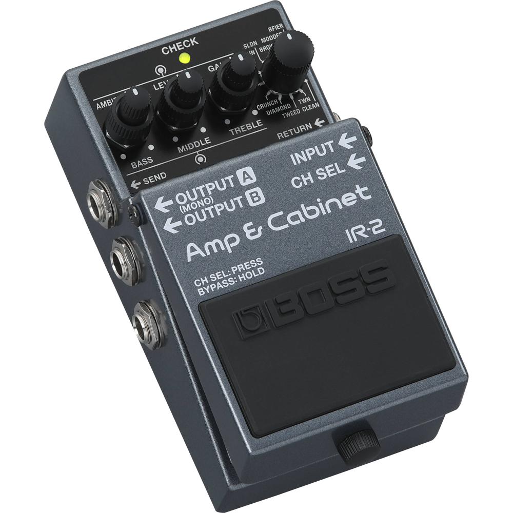 BOSS IR-2 Pedal de Emulación de Amplificador y Cabina - 11 Tipos de Amplificadores Premiu