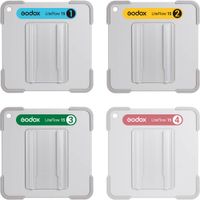 Godox LiteFlow 15 Reflector Kit 6 x 6"" - 4 Reflectores con Difusión Dura, Media y Suave