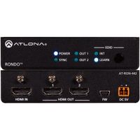 Atlona Rondo 442 Amplificador de Distribución HDMI 1x2 4K/HDR, 1 x HDMI Entrada, 2 x HDMI